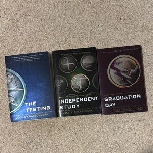 Joelle Charbonneau Book Trilogy Set - Blue, Black, Purple